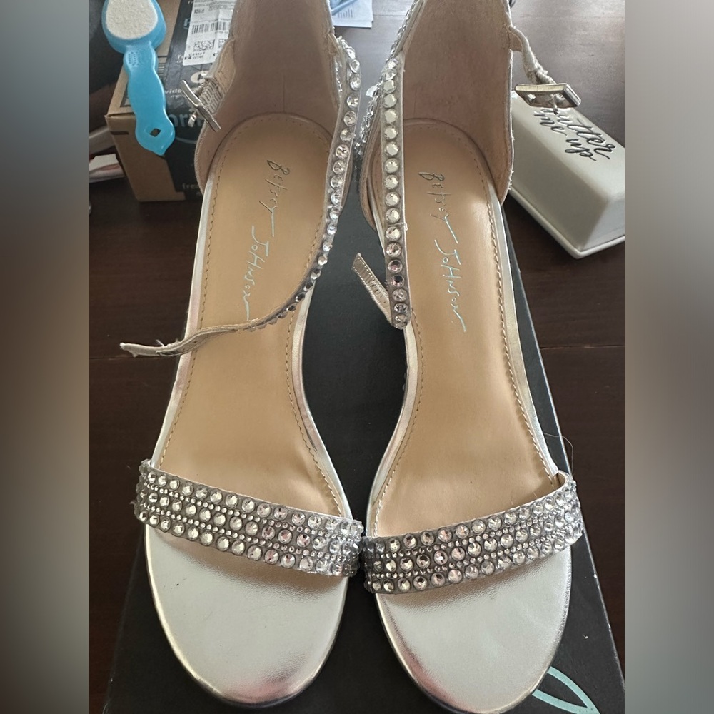 Betsy Johnson Rhinestone wedge